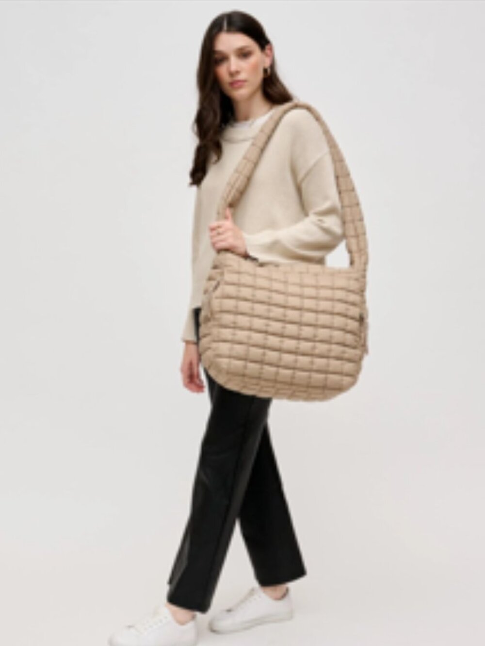 NWT Urban Expressions Leda Hobo Natural Bag